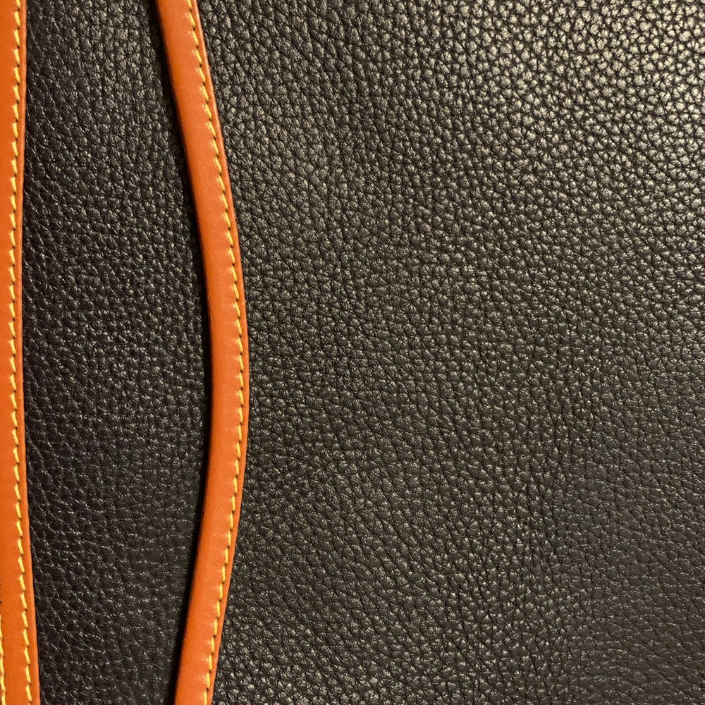 Dooney and Bourke Navy Leather Crossbody Purse - Picture 5 of 16